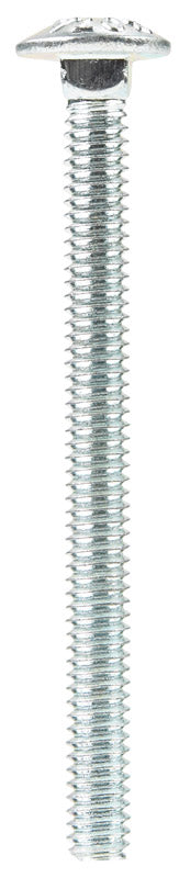 Hillman 1/4 Dia. x 3 in. L Zinc Carriage Bolt 100 pk