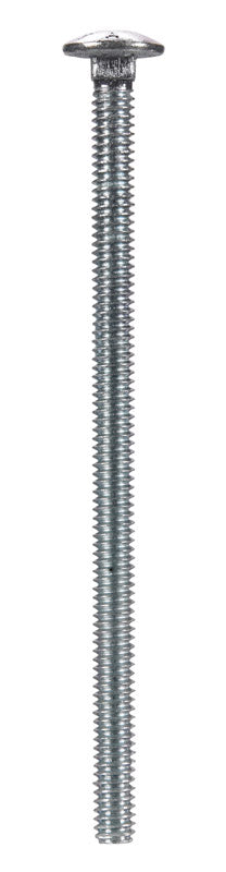 Hillman 1/4 Dia. x 4-1/2 in. L Zinc Carriage Bolt 100 pk