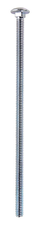 Hillman 1/4 Dia. x 6 in. L Zinc Carriage Bolt 100 pk