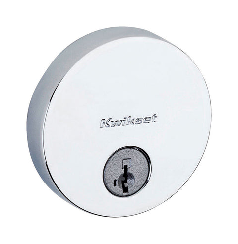 Kwikset Signature Series Polished Chrome Deadbolt 1-3/4 in. For Standard Doors ANSI Grade 1