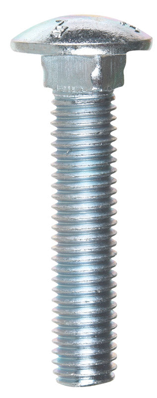 Hillman 1/2 Dia. x 2-1/2 in. L Zinc Carriage Bolt 25 pk