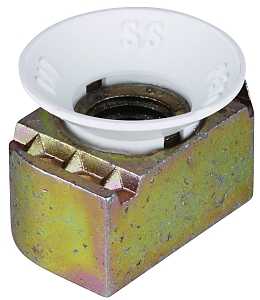 SuperStrut ZCM1001/4-10 Cone Nut, Nylon/Steel, Gold, Galvanized