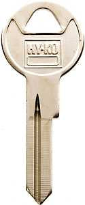 Hy-Ko 11010H26 Key Blank, Brass, Nickel, For: Ford, Lincoln, Mercury Vehicles, Pack of 10