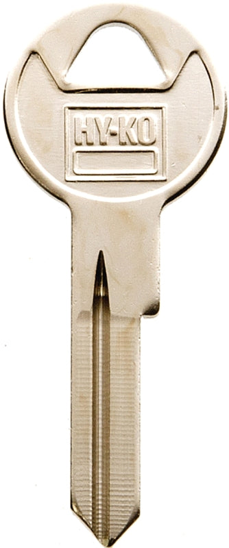 Hy-Ko 11010H26 Key Blank, Brass, Nickel, For: Ford, Lincoln, Mercury Vehicles, Pack of 10