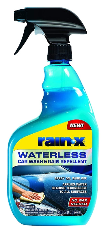 Rain-X 620100W Waterless Car Wash and Rain Repellent, 32 fl-oz Spray B ...