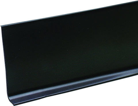 M-D 75218 Series Wall Base, 0.13 in Thick, Black, 4 ft L, 4 in W, Vinyl, Pack of 18