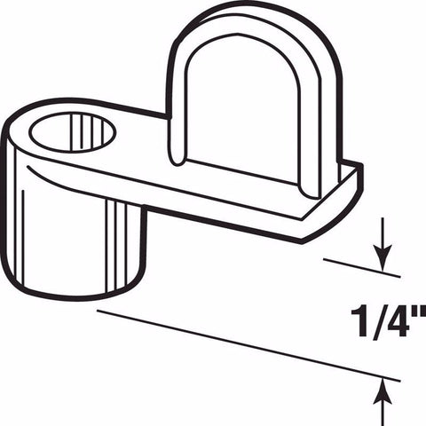 Prime-Line Zinc-Plated Silver Die Cast Screen Clip 12 pk