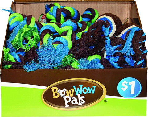 Bow Wow Pals 8847 Rope Tug Dog Toy, Assorted