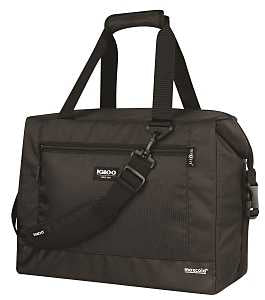 Igloo 66156 Cooler Bag, Foam/Fabric/Polyester, Black, Adjustable Strap
