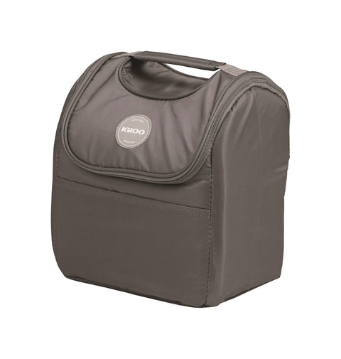 Igloo Gripper 9 Series 66780 Collapsible Cooler, 9 Cans Capacity, Polyester, Meteorite/Midnight Blue/Robust Red