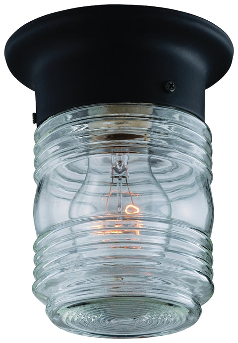 Boston Harbor HV-66919-BK3L Porch Light, 120 V, 60 W, A19 or CFL Lamp, Steel Fixture, Black, Black Fixture