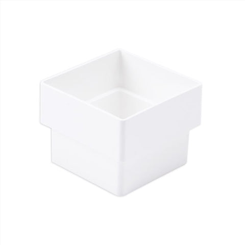 Amerimax 2.6 in. H X 2 in. W X 2 in. L White Vinyl U Downspout Connector, Pack of 10