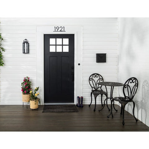 Rust-Oleum 369383 Door and Trim Paint, Water, Satin, Black, 1 qt, 40 to 65 sq-ft/qt Coverage Area, Pack of 2