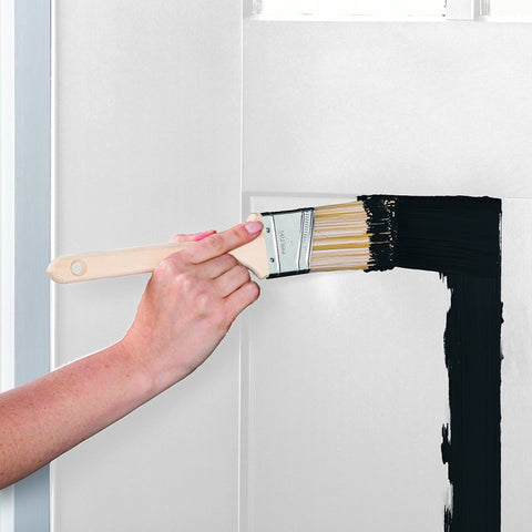 Rust-Oleum 369383 Door and Trim Paint, Water, Satin, Black, 1 qt, 40 to 65 sq-ft/qt Coverage Area, Pack of 2