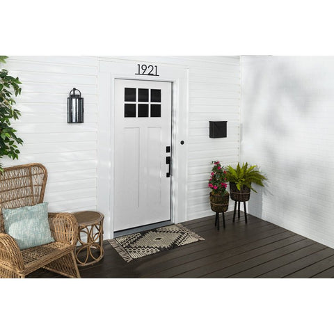 Rust-Oleum 369384 Door and Trim Paint, Water, Satin, White, 1 qt, 40 to 65 sq-ft/qt Coverage Area, Pack of 2