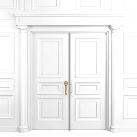 Rust-Oleum 369384 Door and Trim Paint, Water, Satin, White, 1 qt, 40 to 65 sq-ft/qt Coverage Area, Pack of 2