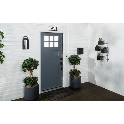 Rust-Oleum 369387 Door and Trim Paint, Water, Satin, Alpine Gray, 1 qt, 40 to 65 sq-ft/qt Coverage Area, Pack of 2