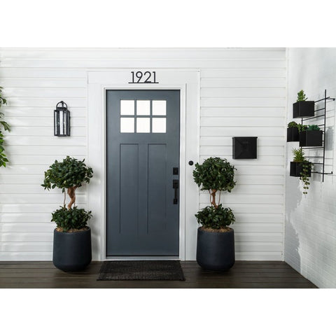 Rust-Oleum 369387 Door and Trim Paint, Water, Satin, Alpine Gray, 1 qt, 40 to 65 sq-ft/qt Coverage Area, Pack of 2