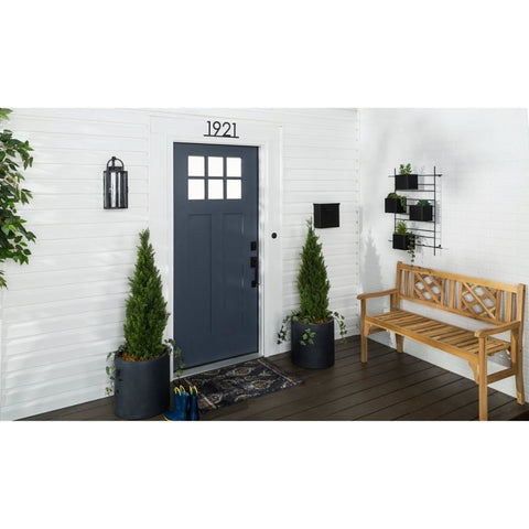 Rust-Oleum 369386 Door and Trim Paint, Water, Satin, Nantucket Navy, 1 qt, 40 to 65 sq-ft/qt Coverage Area, Pack of 2