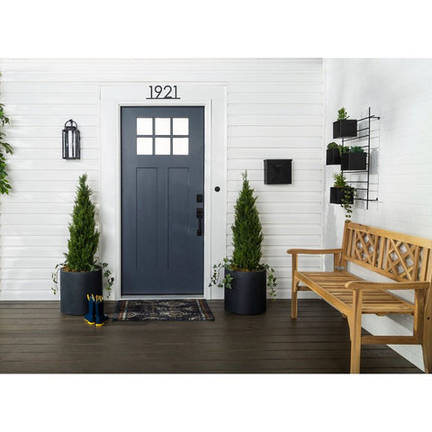 Rust-Oleum 369386 Door and Trim Paint, Water, Satin, Nantucket Navy, 1 qt, 40 to 65 sq-ft/qt Coverage Area, Pack of 2