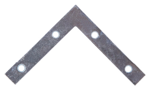 ProSource FC-Z03-01 Corner Brace, 3 in L, 3 in W, 1/2 in H, Steel, Zinc-Plated, 1.6 mm Thick Material, Pack of 20