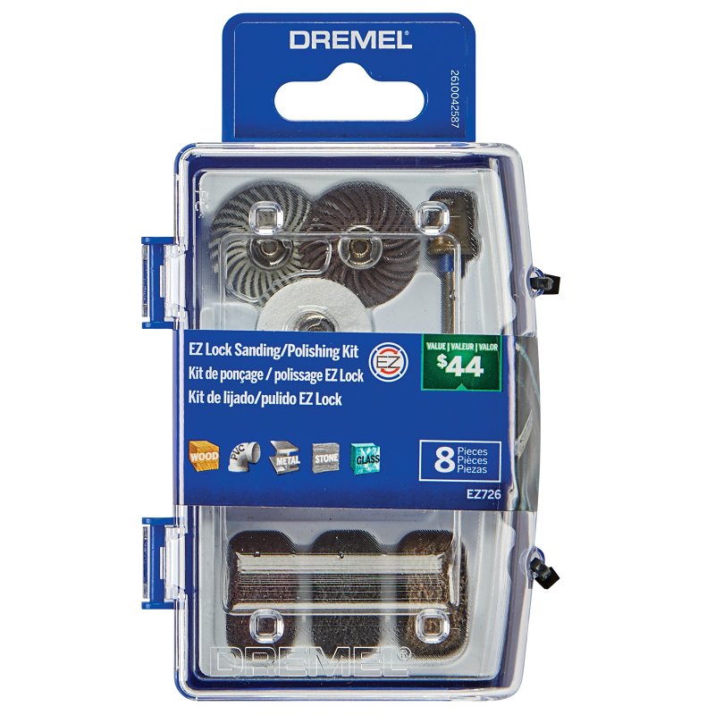Dremel EZ Lock EZ726-01 Sanding/Polishing Kit – Shell Lumber and Hardware