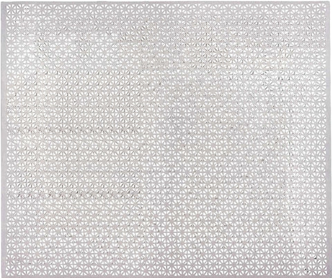 M-D 57208 Decorative Metal Sheet, 36 in W, 36 in L, Union Jack Tread, Aluminum, Mill, Pack of 3