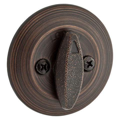 Kwikset 96600-542 Deadbolt, Alike Key, Steel, Venetian Bronze, 2-3/8 to 2-3/4 in Backset, Pack of 3