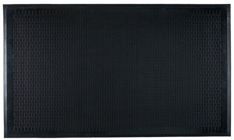 Sports Licensing Solutions 21761 Vehicle Floor Mat, 6 ft L, 4 ft W, Textured Pattern, Rubber Surface, Black
