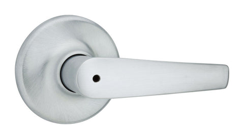 Kwikset Delta Satin Chrome Steel Privacy Lever 3 Grade Right or Left Handed