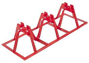 HERCULES Rebar Chair 924 Footer Stand, 3-3/4 in H, #4, #5 Rebar