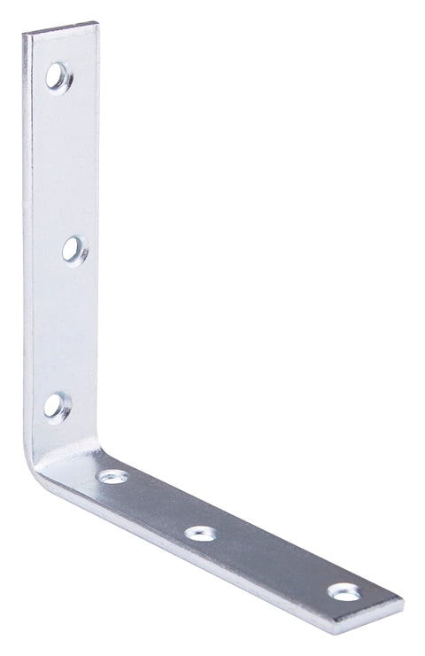 ProSource CB-Z05-013L Corner Brace, 5 in L, 5 in W, 1 in H, Steel, Zinc-Plated, 4 mm Thick Material, Pack of 10