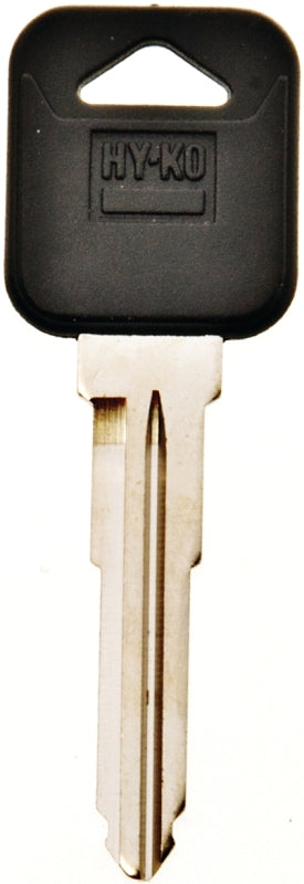 Hy-Ko 12005MZ19 Automotive Key Blank, Brass/Plastic, Nickel, For: Mazda Vehicle Locks, Pack of 5
