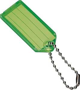 Hy-Ko KC140 Key Identification Tag, Plastic, Pack of 5