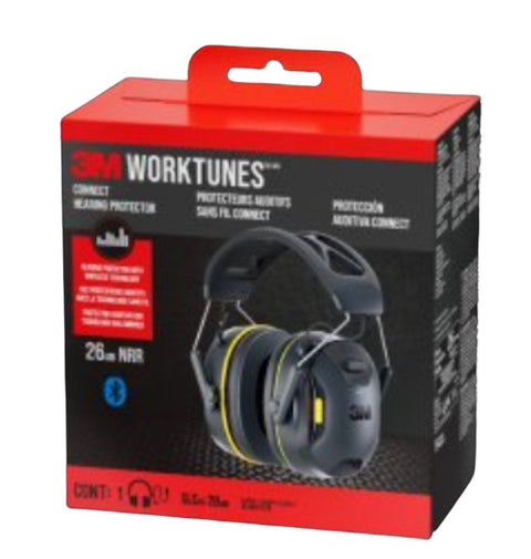 3M 90570-DC Wireless Hearing Protector, 24 dB NRR, Black