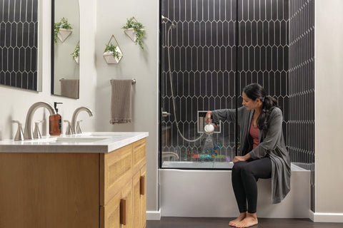 Delta SANDOVER Monitor 14 144748-SP Series Tub and Shower Trim Set, Spotshield Brushed Nickel, 1.75 gpm Showerhead