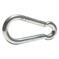 Koch 245211 Rigid Eye Spring Snap, 2 in L Dimensions, Zinc