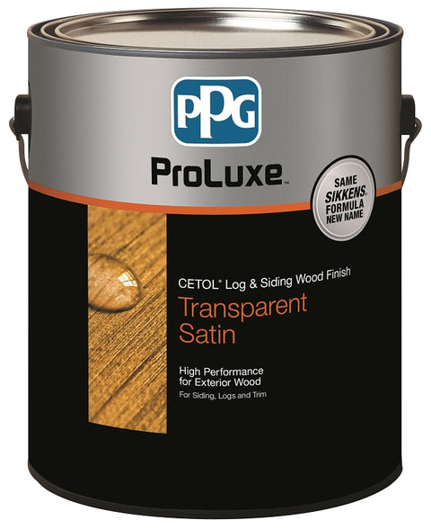 PPG SIK42005/01 Transparent Stain, Satin, Natural Oak, Liquid, 1 gal, Can