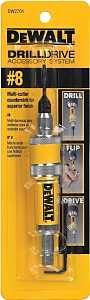 DEWALT DW2701 Drill/Drive Set, Includes: Drill Driver Holder, #8 Drill Driver Bit with Countersink, Steel