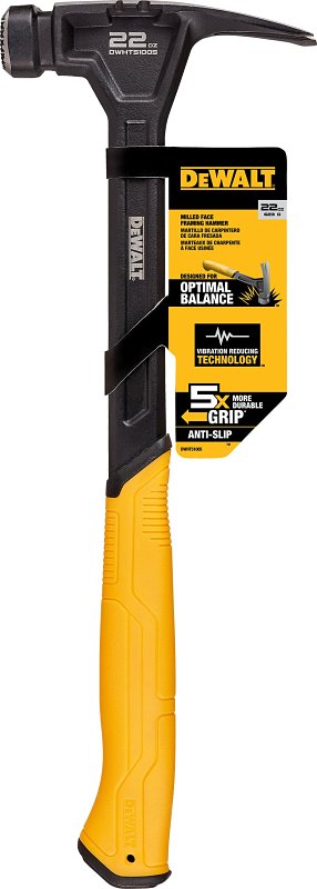 DEWALT DWHT51005 Framing Hammer, 22 oz Head, Steel Head, 16 in OAL