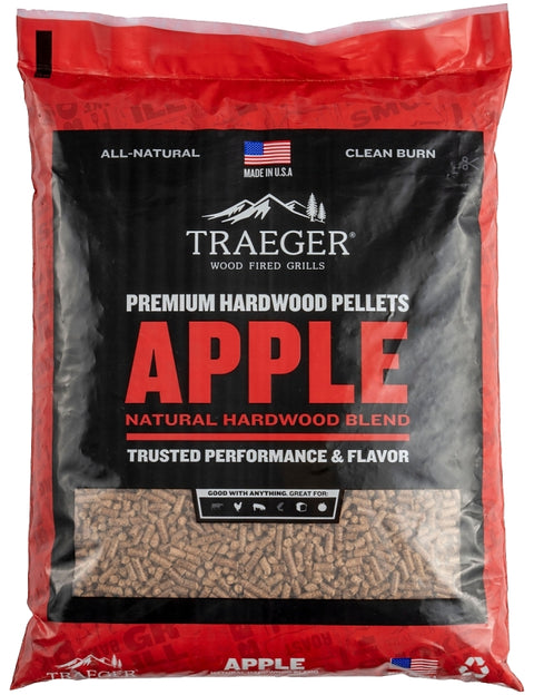 Traeger PEL318 Series Pellet, Apple, Wood, 20 lb Bag