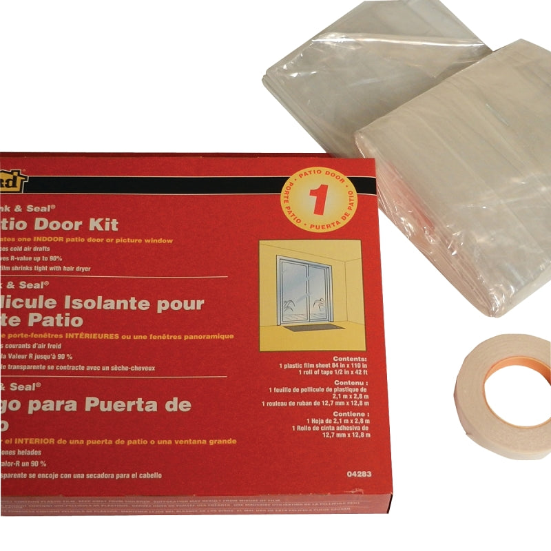 Insulation Shell Accessory M-D 04283 Window Insulation Kit, 84 in W, Clear – Shell Lumber and Hardware