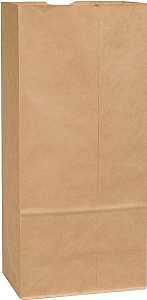 Duro Bag 80078 BBL Sack, 12 x 7 x 17 in, 66 lb, Kraft Paper, Brown