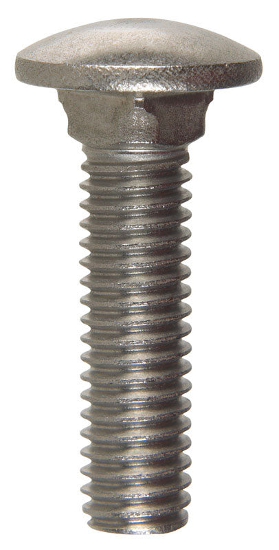 Hillman 0.375 in. Dia. x 1-1/2 in. L Stainless Steel Carriage Bolt 25 pk