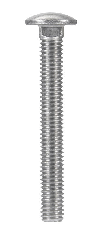 Hillman 0.375 in. Dia. x 3 in. L Stainless Steel Carriage Bolt 25 pk