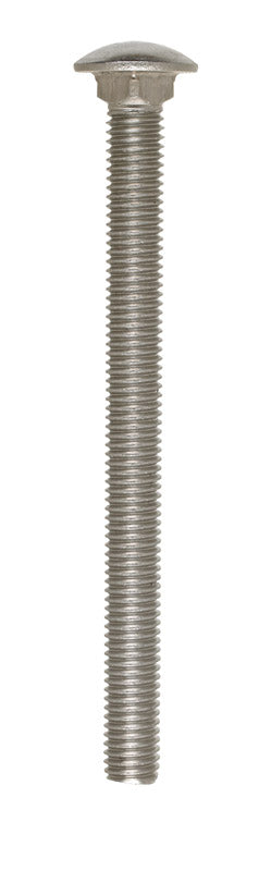 Hillman 1/2 in. Dia. x 6 in. L Stainless Steel Carriage Bolt 25 pk