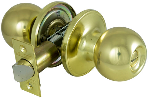 ProSource T3710V-PS Privacy Lockset, Tubular Design, Stainless Steel