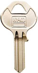 Hy-Ko 11010M18 Key Blank, Brass, Nickel, For: Master Vehicle Locks, Pack of 10