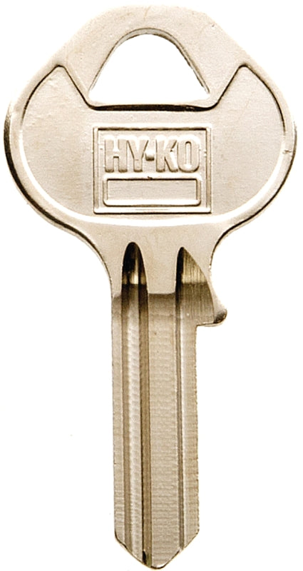 Hy-Ko 11010M18 Key Blank, Brass, Nickel, For: Master Vehicle Locks, Pack of 10