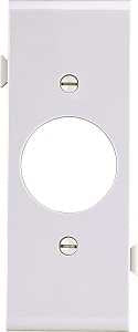 Eaton Wiring Devices STC7W Sectional Wallplate, White, 4-1/2 in L, 2-3/4 in W, 1-Gang, Polycarbonate, White